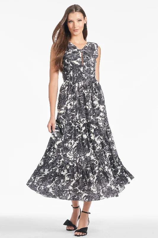 Anaisha Dress - Graphic Scroll Engagement unclassified dresses