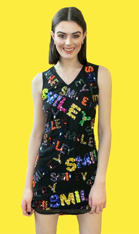 Any Old Iron x Smiley Beaded Dress Breathable unclassified dresses
