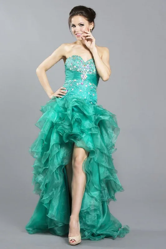 Aspeed Design -L1159 Strapless A-Line High Low Dress Engagement unclassified dresses Aspeed Design -L1159 Strapless A-Line High Low Dress Engagement unclassified dresses