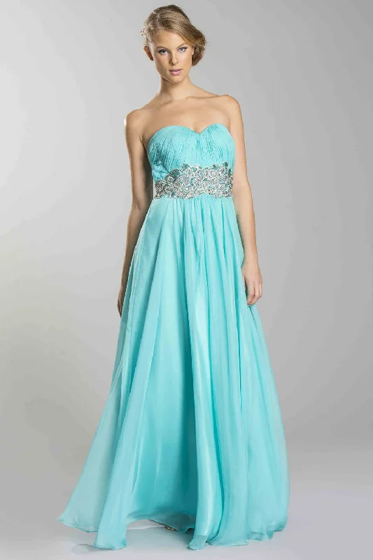 Aspeed Design -L1268 Strapless Sweetheart A-Line Dress Fall unclassified dresses