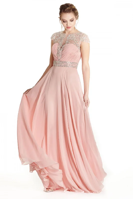 Aspeed Design -L1821 Embellished Ruched A-Line Dress Trendy new unclassified dresses Aspeed Design -L1821 Embellished Ruched A-Line Dress Trendy new unclassified dresses