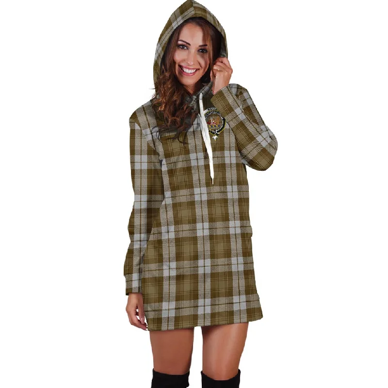 Baillie Dress Tartan Hoodie Dress with Family Crest Ruffled unclassified dresses