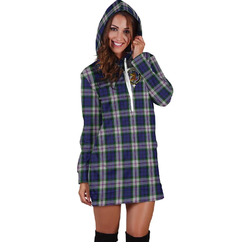 Baird Dress Tartan Hoodie Dress with Family Crest Elegant evening unclassified dresses