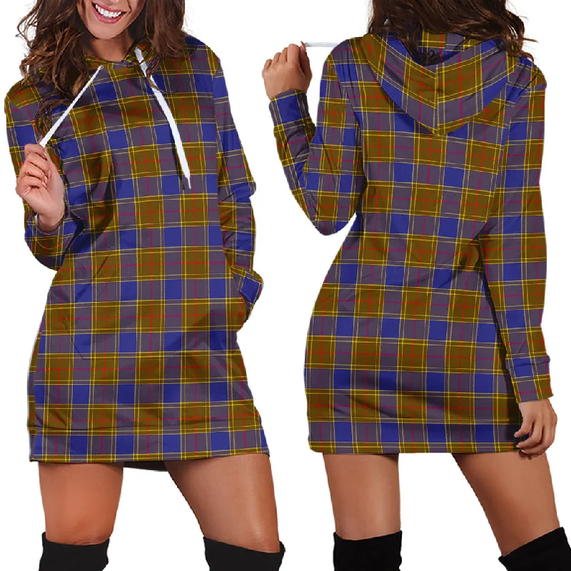 Balfour Tartan Hoodie Dress Ruffled unclassified dresses