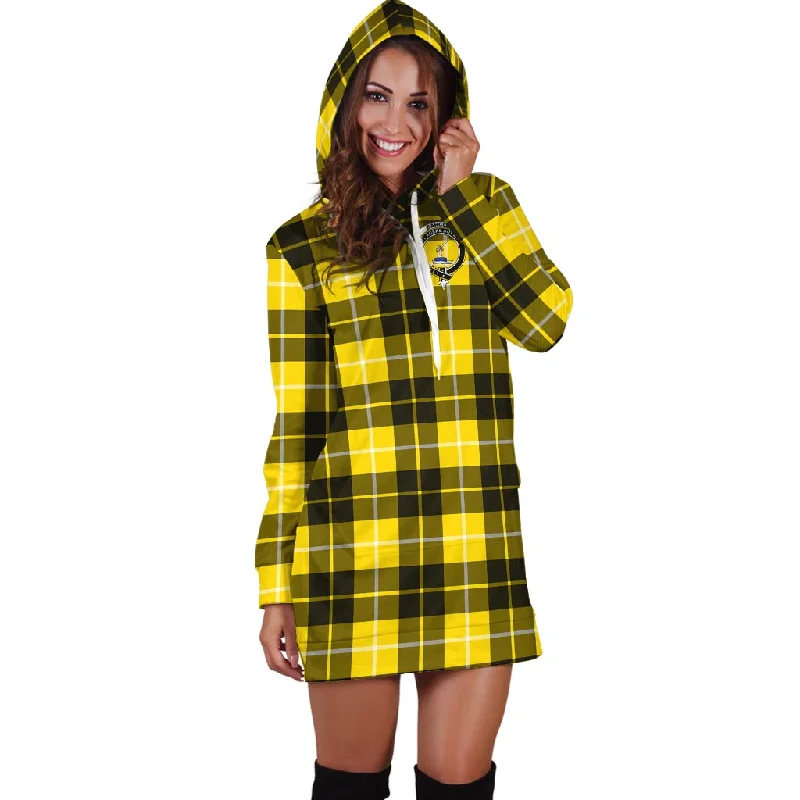 Barclay Dress Modern Tartan Hoodie Dress with Family Crest Ruched unclassified dresses