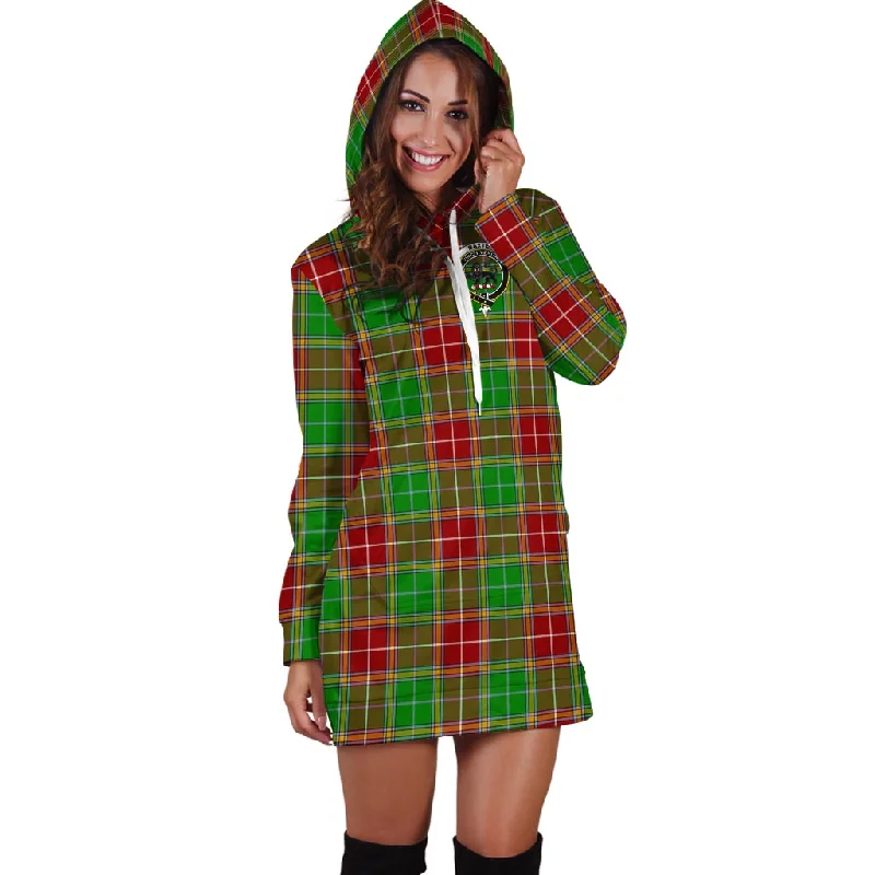 Baxter Modern Tartan Hoodie Dress with Family Crest Club unclassified dresses
