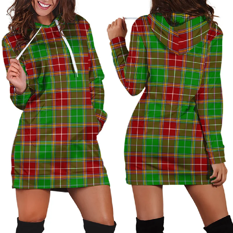 Baxter Modern Tartan Hoodie Dress Stretchy unclassified dresses