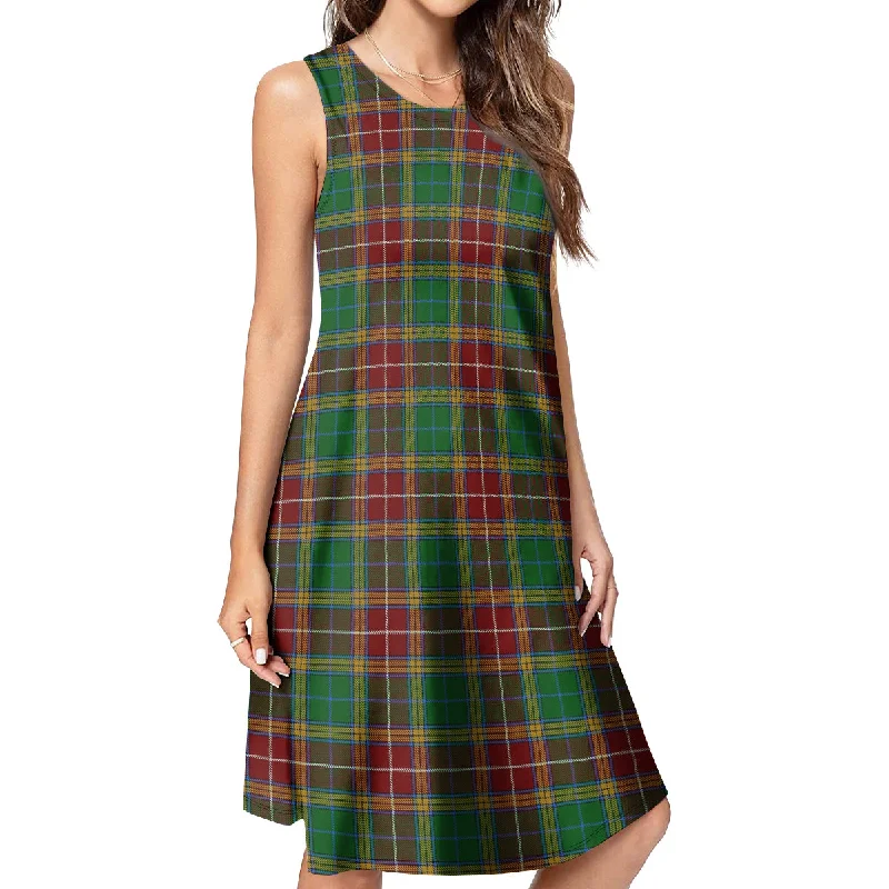 Baxter Tartan Womens Casual Dresses Beaded unclassified dresses