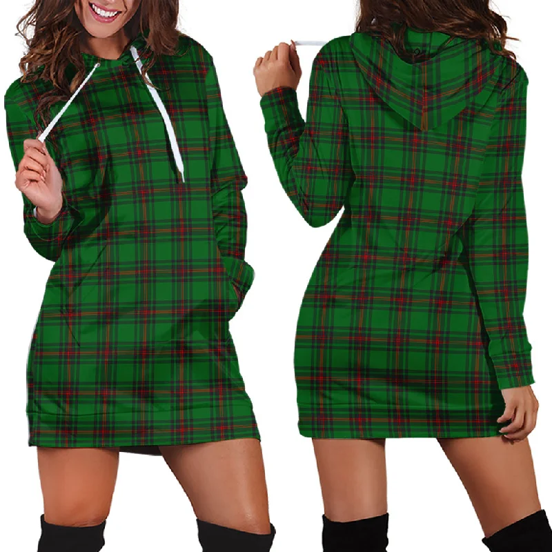 Beveridge Tartan Hoodie Dress Ruffled unclassified dresses
