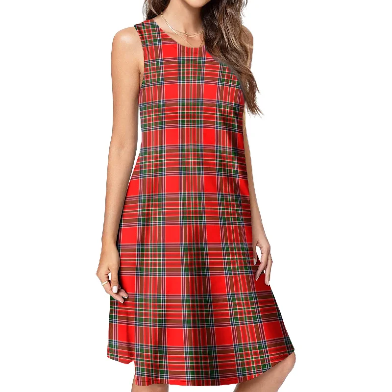 Binning Tartan Womens Casual Dresses Flowy unclassified dresses