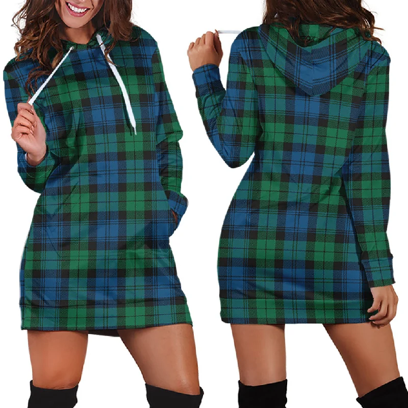 Black Watch Ancient Tartan Hoodie Dress Bold pattern unclassified dresses