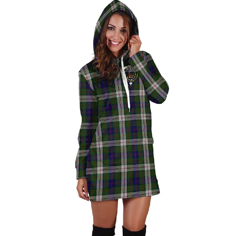 Blair Dress Tartan Hoodie Dress with Family Crest Backless unclassified dresses