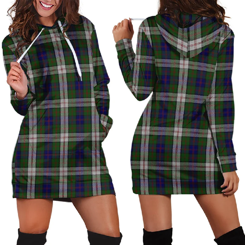 Blair Dress Tartan Hoodie Dress Off-shoulder unclassified dresses