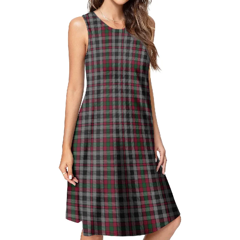 Borthwick Tartan Womens Casual Dresses Silk unclassified dresses