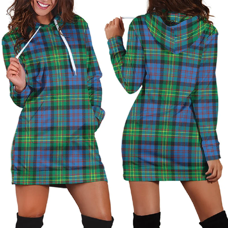 Bowie Ancient Tartan Hoodie Dress High-end unclassified dresses