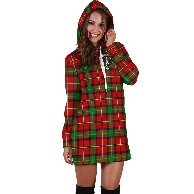 Boyd Tartan Hoodie Dress with Family Crest Formal unclassified dresses