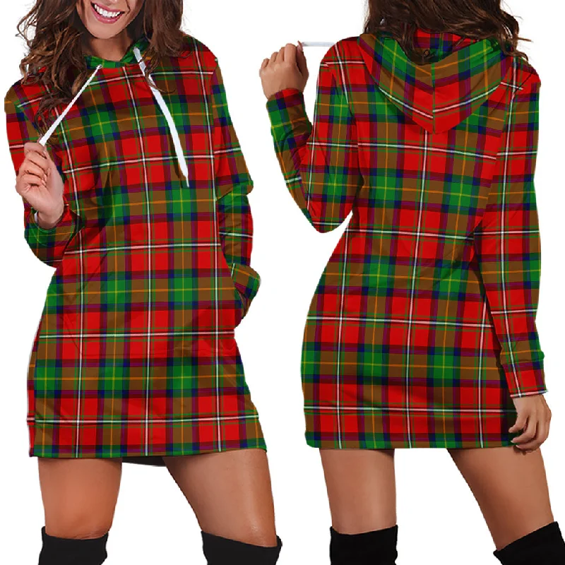 Boyd Tartan Hoodie Dress Open-back unclassified dresses