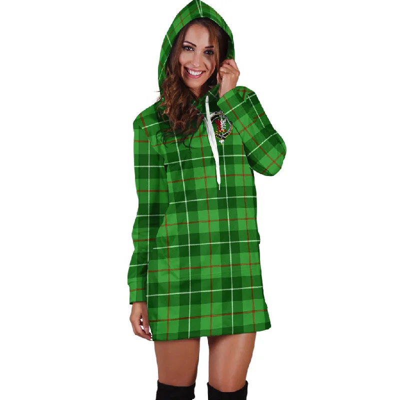Boyle Tartan Hoodie Dress with Family Crest Party unclassified dresses