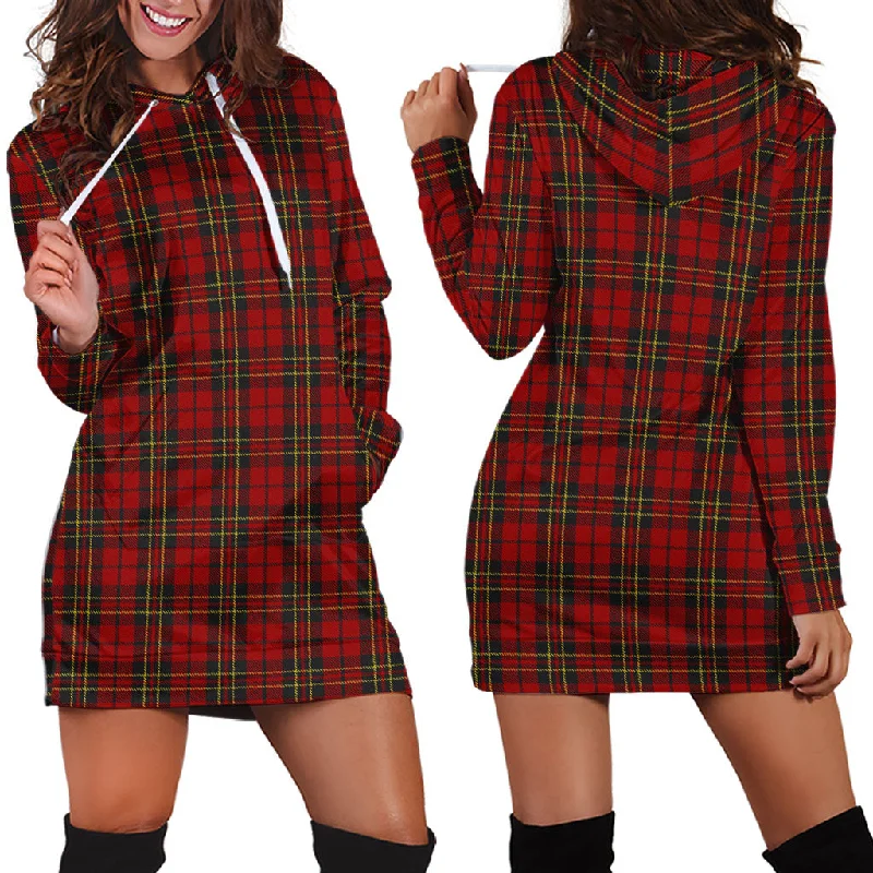 Brodie Tartan Hoodie Dress One-shoulder unclassified dresses