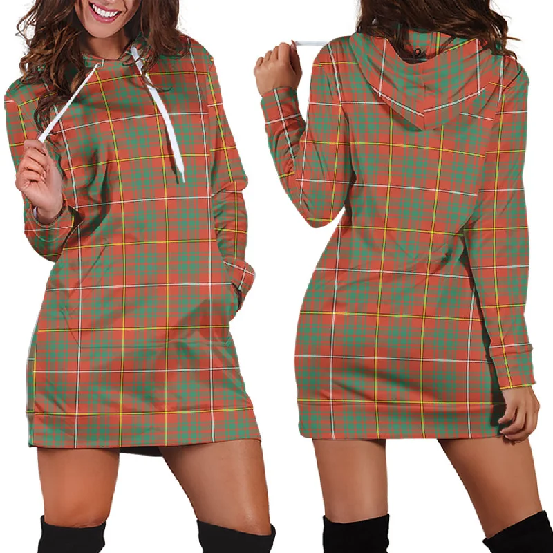 Bruce Ancient Tartan Hoodie Dress Long sleeve unclassified dresses