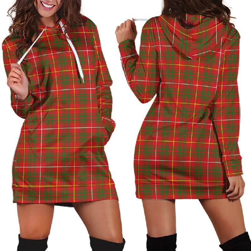 Bruce Modern Tartan Hoodie Dress Fashionable unclassified dresses