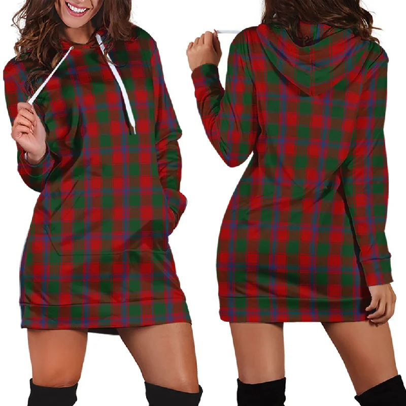 Bruce Old Tartan Hoodie Dress Backless unclassified dresses