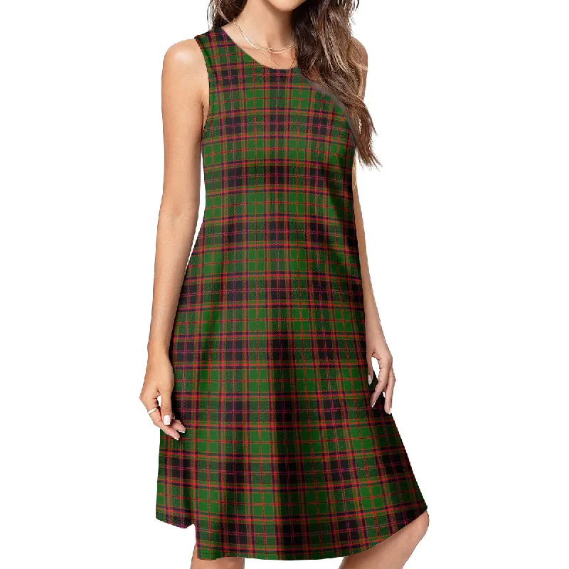 Buchan Tartan Womens Casual Dresses Neutral tone unclassified dresses