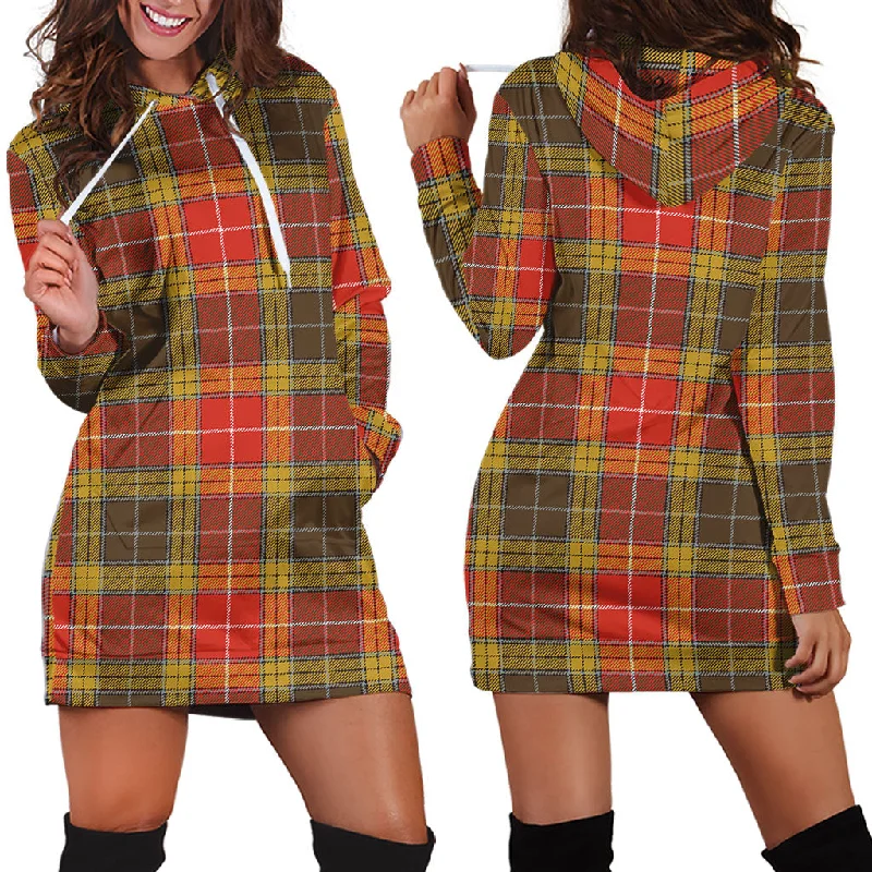 Buchanan Old Set Weathered Tartan Hoodie Dress Corset unclassified dresses