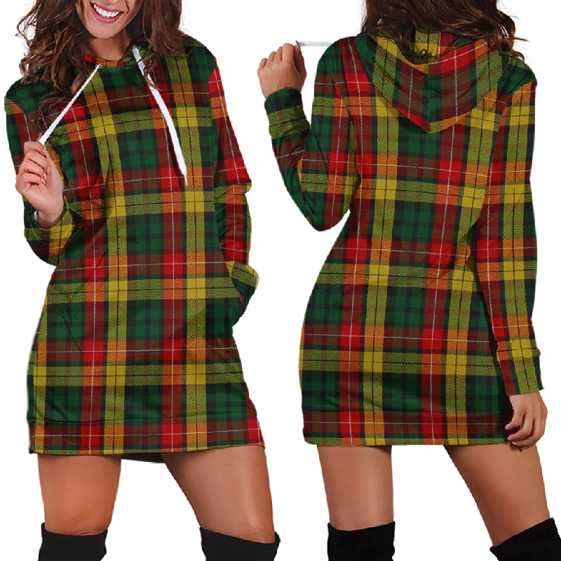 Buchanan Tartan Hoodie Dress Beach unclassified dresses