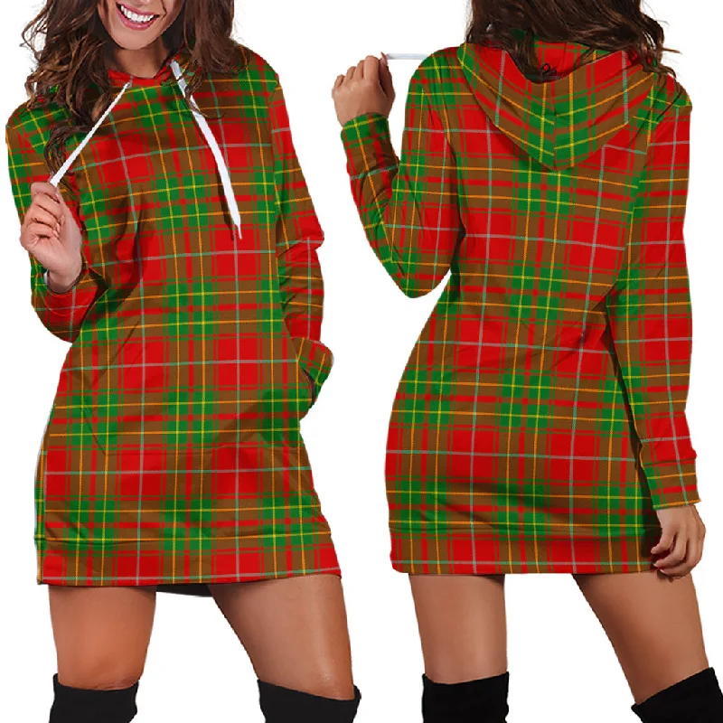 Burnett Tartan Hoodie Dress Long sleeve unclassified dresses