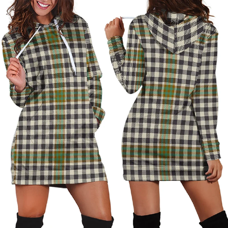Burns Check Tartan Hoodie Dress Trendy new unclassified dresses