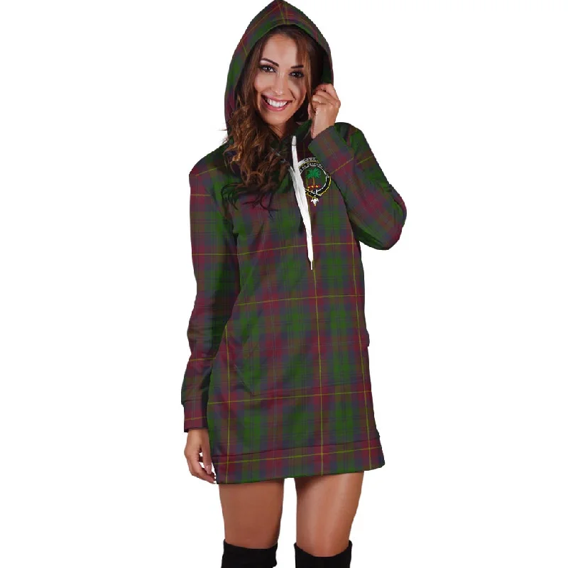 Cairns Tartan Hoodie Dress with Family Crest Stylish unclassified dresses