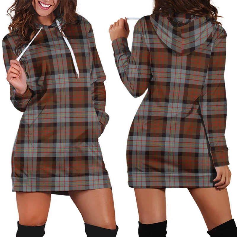 Cameron of Erracht Weathered Tartan Hoodie Dress Color block unclassified dresses