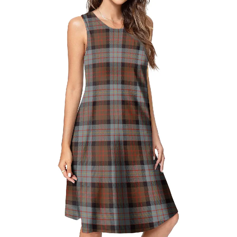 Cameron of Erracht Weathered Tartan Womens Casual Dresses Boho unclassified dresses
