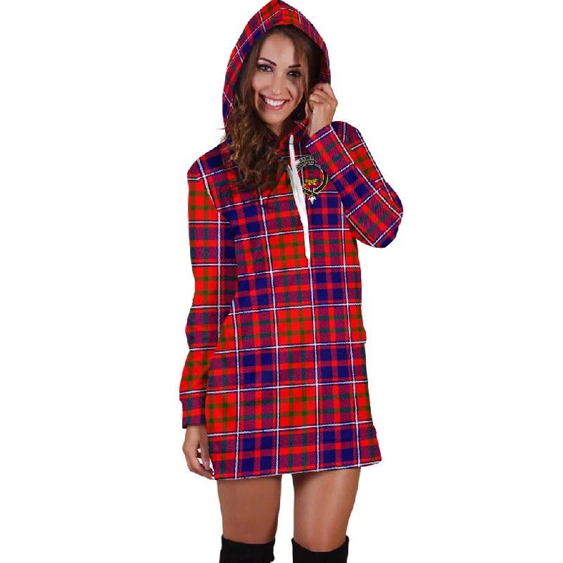 Cameron of Lochiel Modern Tartan Hoodie Dress with Family Crest Bright color unclassified dresses Cameron of Lochiel Modern Tartan Hoodie Dress with Family Crest Bright color unclassified dresses