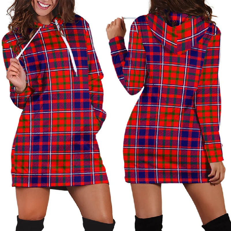 Cameron of Lochiel Modern Tartan Hoodie Dress Satin unclassified dresses