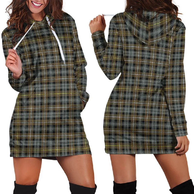 Campbell Argyll Weathered Tartan Hoodie Dress Metallic unclassified dresses