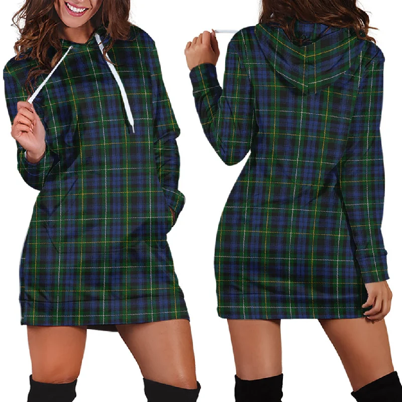 Campbell of Argyll #01 Tartan Hoodie Dress Satin unclassified dresses