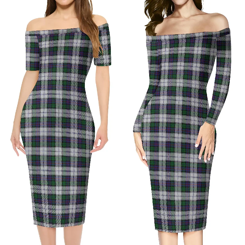 Campbell of Cawdor Dress Tartan Off Shoulder Lady Dress Vintage unclassified dresses Campbell of Cawdor Dress Tartan Off Shoulder Lady Dress Vintage unclassified dresses