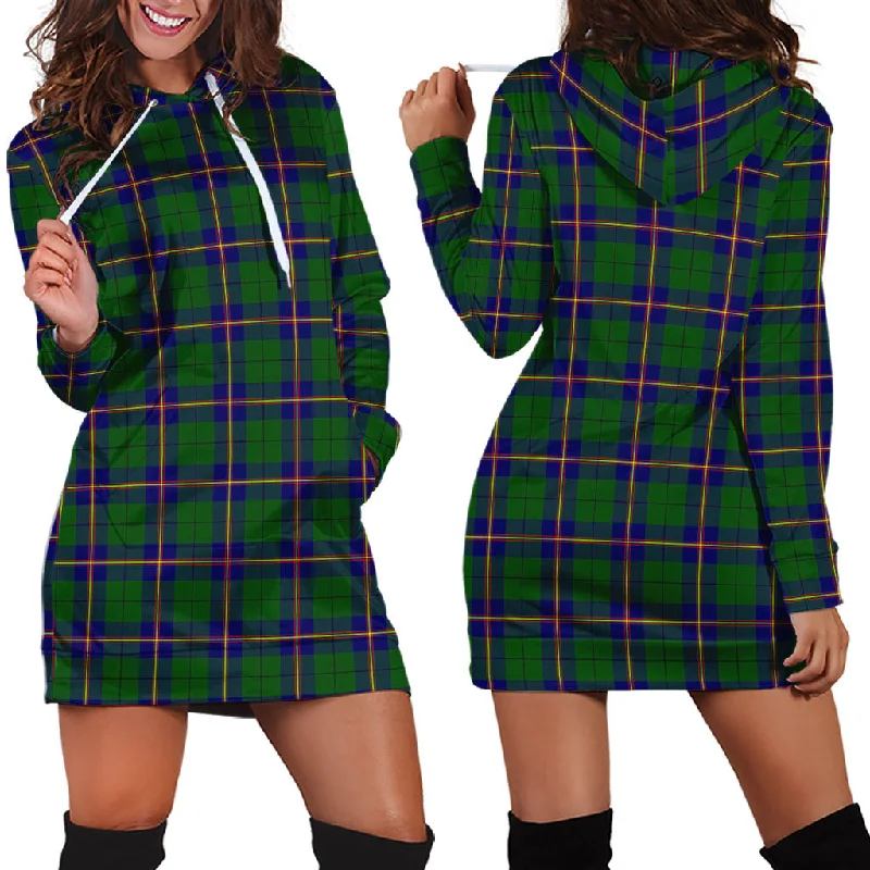 Carmichael Modern Tartan Hoodie Dress Lounge unclassified dresses