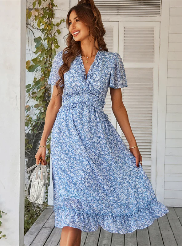 Casual Holiday Style Print Dress ASOS floral dresses