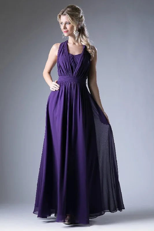 Chiffon Sheath Dress by Cinderella Divine -CF055 Open-back unclassified dresses