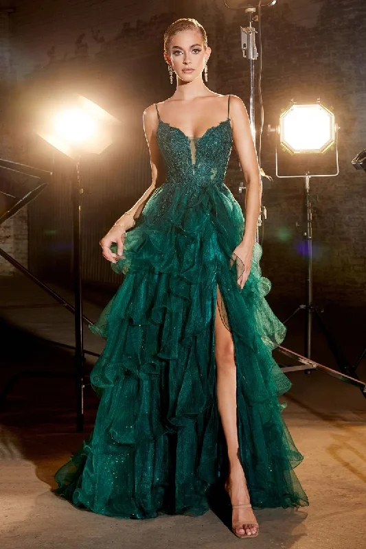 Cinderella Divine –CC2998 Tiered A-Line Dress Gothic unclassified dresses