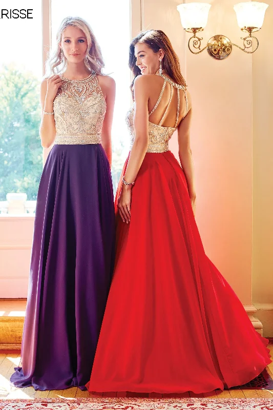 Clarisse -3465 Halter A-Line Prom Dress Trendy new unclassified dresses
