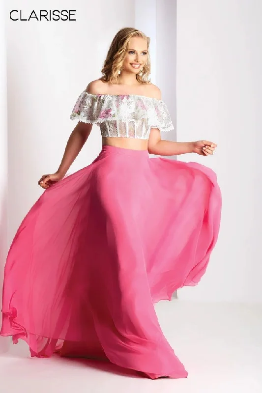 Clarisse -3531 Off Shoulder Two Piece Dress Short unclassified dresses