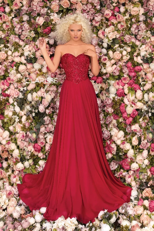 Clarisse -8023 Strapless A-Line Prom Dress Discounted unclassified dresses