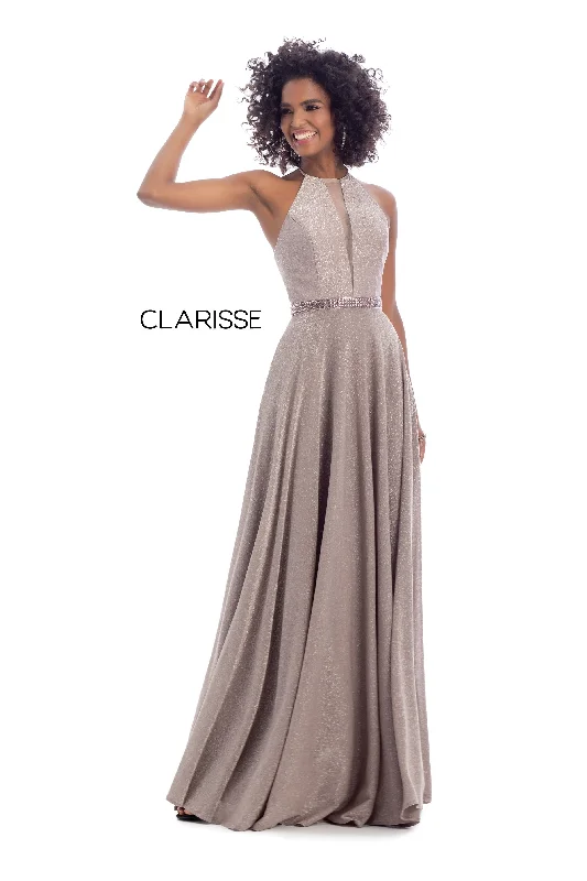 Clarisse -8051 Halter Neck A-Line Prom Dress Petite unclassified dresses