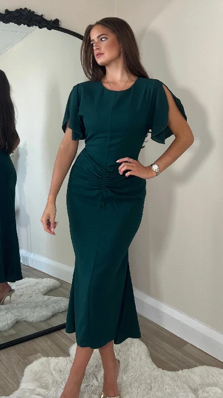 Cleo Emerald Dress Floral unclassified dresses