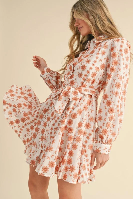 Cream Rises Embroidered Dress Lace unclassified dresses