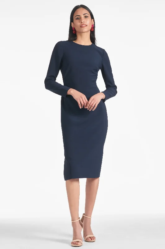 Dee Dress - Dark Midnight Silk unclassified dresses